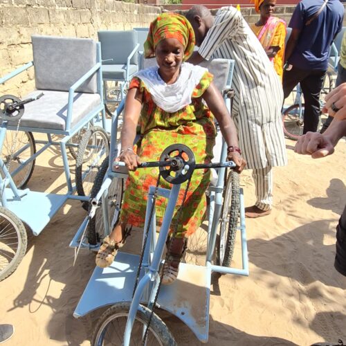 La sonrisa de Rosalie. Su movilidad es lo primero.